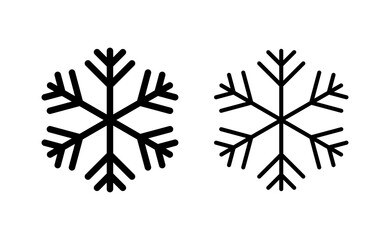 Snow icon vector for web and mobile app. snowflake sign and symbol