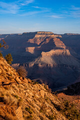 Slope of Canyon Wall Alnog the South Kaibab Trail