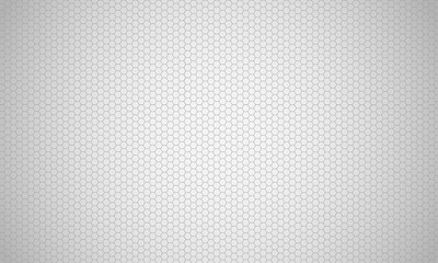 White with hexagonal mesh texture. Stylish hexagonal line pattern background