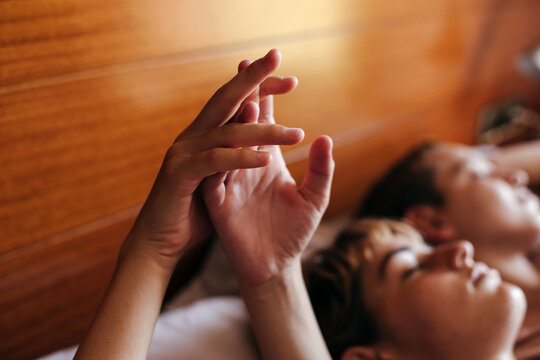 Two Women Holding Hands