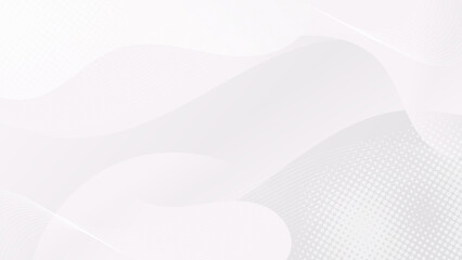 Abstract White liquid background. Modern background design. gradient color. Dynamic Waves. Fluid shapes composition. Fit for website, banners, wallpapers, brochure, posters