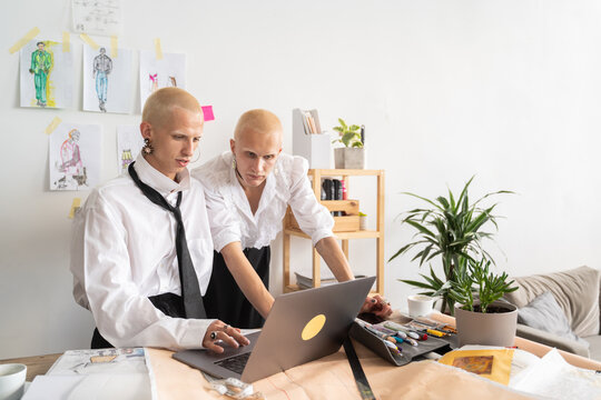 People Using Laptop Indoors
