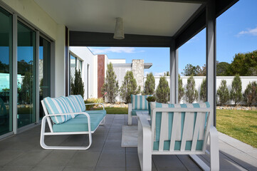Spacious covered patio