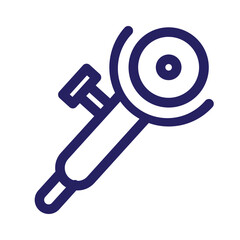 angle grinder electric grind stool icon