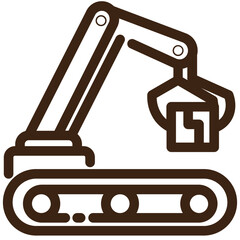 arm automation industrial industry machine robot technology icon