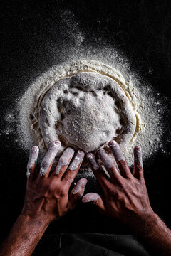 Sourdough pizza dough