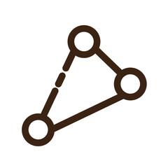 art design point polygon shape three tool 0 icon