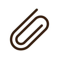 attachment fastener office paper clip tool utility 0 icon