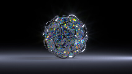 Abstract transparent object