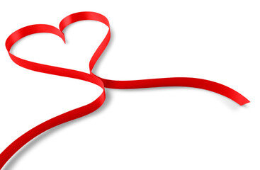 St. Valentine's Day, Heart from a ribbon