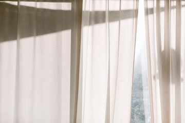 Window curtain shadow