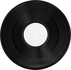 Old vinyl record, close-up view