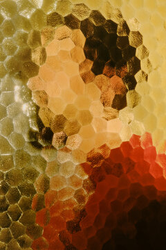Artistic blurred portrait of a bearded man