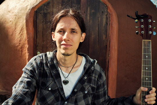 Portrait of a Latino musician