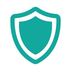 Shield or security icon symbol signs for apps and websites with transparent background PNG