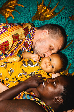 Baby with mom and dad