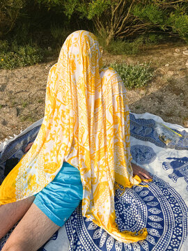 UGC: anonymous man under towel