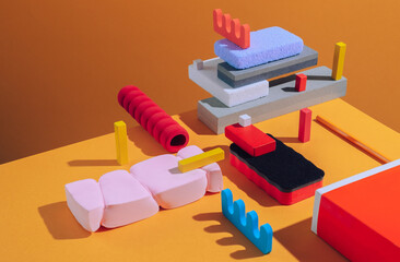 abstract  representations of architectural  model