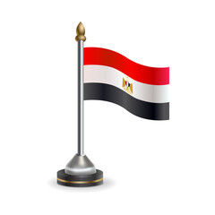 State table flag of EGYPT. National symbol perfect for design, Background transparent
