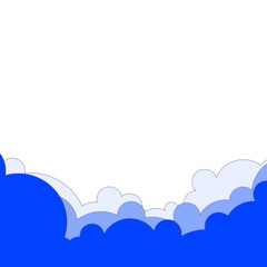 cute cloud vector