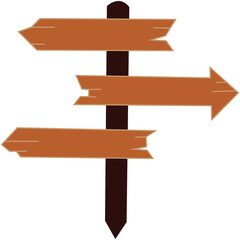 Wood Ribbon Banner Shapes