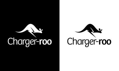kangaroo with power logo inspiration