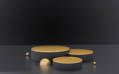 3d background podium mockup 