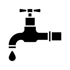Faucet icon. sign for mobile concept and web design. vector illustration