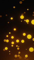golden polka dot wallpaper portrait