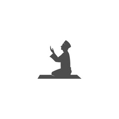  Islamic students icon logo design illustration