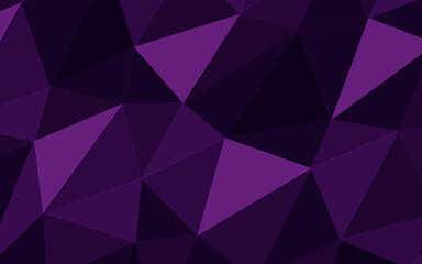Dark purple background. Abstract geometric polygon design. Vector illustration. Eps10 