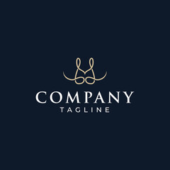 Abstract line logo design for beauty industry