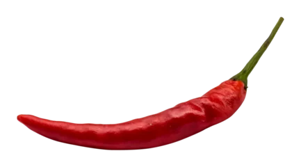 Fototapete red hot chili isolated and save as to PNG file © taitai6769