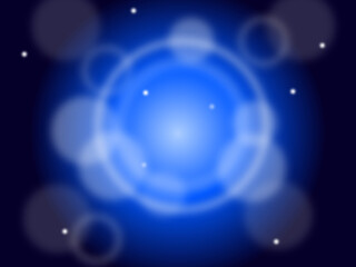 Ring of light (blue)