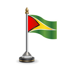 State table flag of Gunaya. National symbol perfect for design, Background transparent