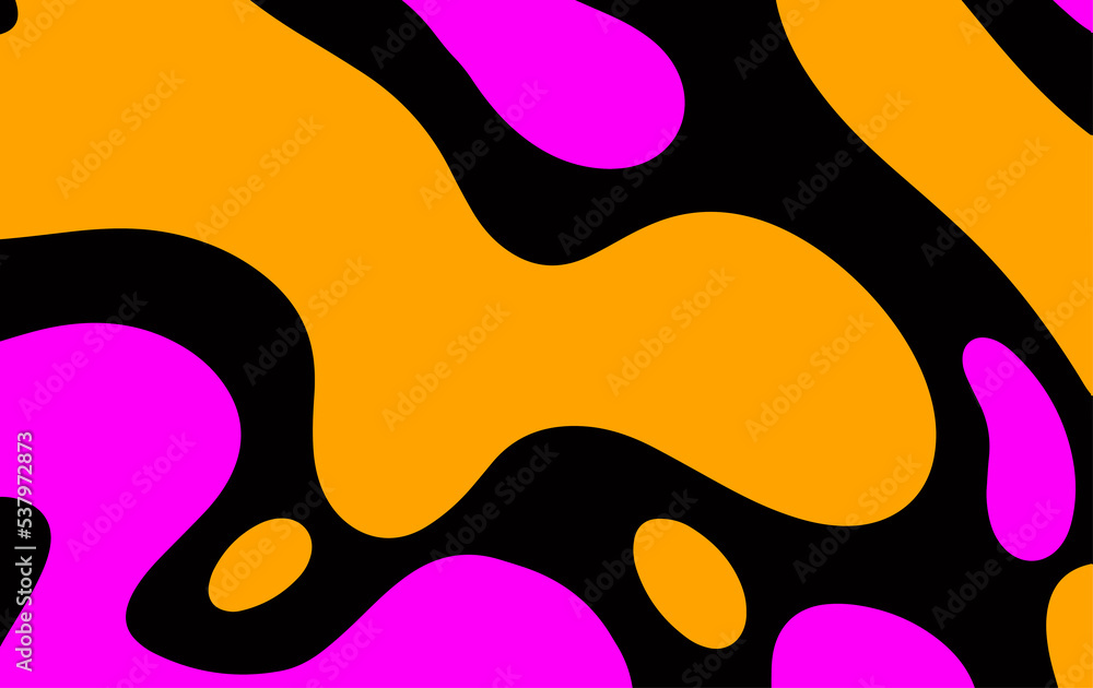 Poster abstract fluid background design for poster, wallpaper and pattern. collection of liquid shape desig