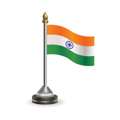 State table flag of India. National symbol perfect for design, Background transparent