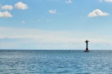 Lighthouse over the horizon