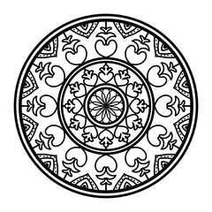 Black mandala,
luxury ornamental mandala design background, mandala design, Mandala pattern Coloring book Art wallpaper design, tile pattern, greeting card, Black and White Mandala

