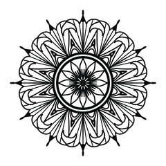 Black mandala,
luxury ornamental mandala design background, mandala design, Mandala pattern Coloring book Art wallpaper design, tile pattern, greeting card, Black and White Mandala

