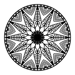 Black mandala,
luxury ornamental mandala design background, mandala design, Mandala pattern Coloring book Art wallpaper design, tile pattern, greeting card, Black and White Mandala

