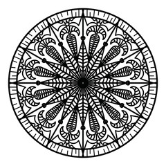 Black mandala,
luxury ornamental mandala design background, mandala design, Mandala pattern Coloring book Art wallpaper design, tile pattern, greeting card, Black and White Mandala
