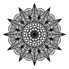 Black mandala,
luxury ornamental mandala design background, mandala design, Mandala pattern Coloring book Art wallpaper design, tile pattern, greeting card, Black and White Mandala
