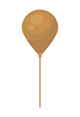 gold balloon helium floating