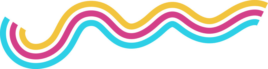 Colorful Curve Divider