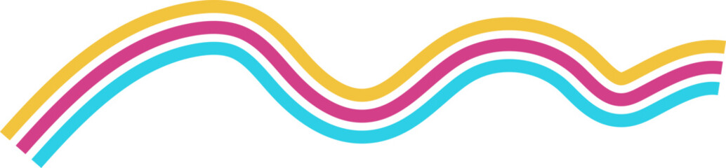 Colorful Curve Divider