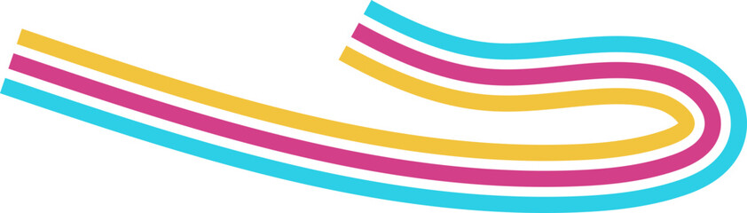 Colorful Curve Divider