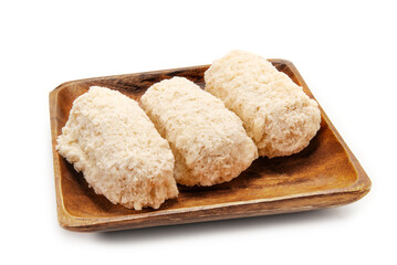 調理前の冷凍カニクリームコロッケ