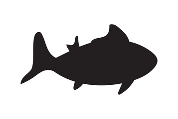 fish sealife animal silhouette