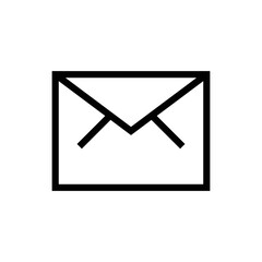 Mail vector icon symbol design